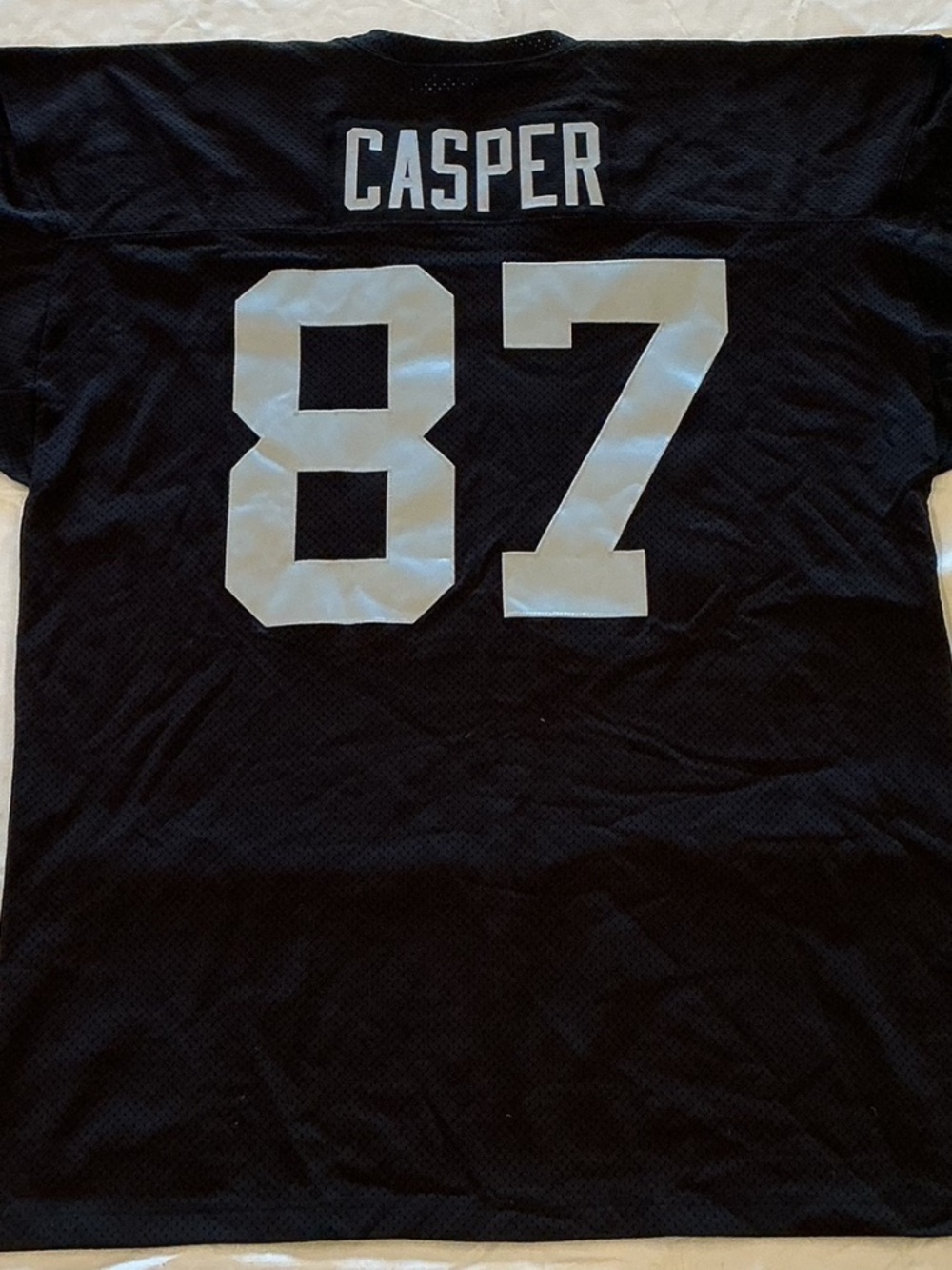 Mitchell & Ness Black Jersey with Silver 87 - Picture 2 of 3